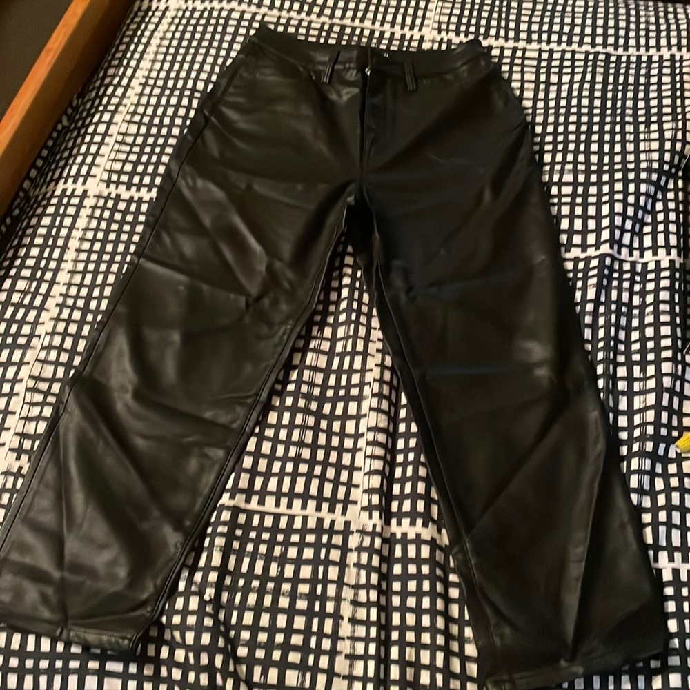 NWOT Blue Revival Vegan Leather Pants Size 30